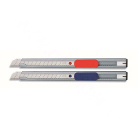得力 Deli 2053(颜色随机) 简易美工刀(80mm，颜色随机，附带折刀器)(包装数量 1把)