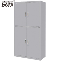 京苏 4K-18 亿多二组双开门单独锁连体文件柜900×400×1800mm(包装数量 1件)