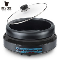 康宁餐具旗下高端品牌REVERE 电蒸锅 多用电热锅 不锈钢+钛不粘涂层