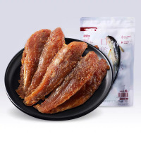 三只松鼠香酥小黄鱼香辣味烧烤味组合各3袋 96g*6袋 零食特产小鱼干即食小鱼干