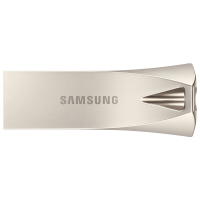 三星(SAMSUNG)Bar Plus 32G USB3.1 U盘 读高达200M/S 电脑车载金属U盘 香槟银