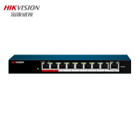 海康威视交换机 9口百兆 POE交换机 延长网线传输 非网管标准 DS-3E0109P-E/M