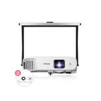 爱普生(EPSON)CB-990U[120英寸1610电动幕布+免费装机]高亮商务办公投影机教学会议1080P家用高清