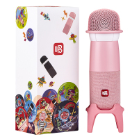 唱吧 G1 麦克风 向往的生活同款话筒麦克风 粉色 无线蓝牙K歌神奇 话筒音响 移动KTV 抖音直播唱歌 唱放一体