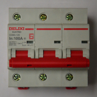 德力西电气 CDB6I1253C100 小型断路器 CDB6i-125 3P C型 100A （单位：个）