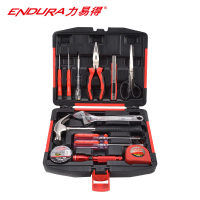 力易得(ENDURA) 13件套家用工具组套 维修组套 手动工具组套五金工具箱 货号E1107