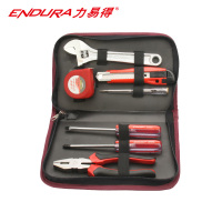 力易得(ENDURA) 7件套便携式组套 维修组套 手动工具组套五金工具箱 货号E1121