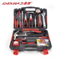 力易得(ENDURA) 20件套家用工具组套 维修组套 手动工具组套五金工具箱 货号E1105