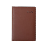 Touchfive JH 商务笔记本 18K皮面记事本 日记本仿皮办公学生笔记本皮革横格本 皮本 180x250mm