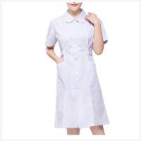 演绎 护士服 H002M 圆领半袖 尺码M 白色