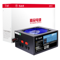 STK 大水牛 额定500W 劲睿600台式电脑主机机箱半模组电源