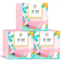 美则Honeymate日本进口棉卫生巾女日用组合装无荧光剂卫生巾3包30片(日用240mm 10片*3)