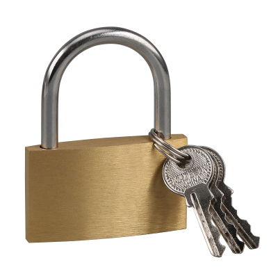 自营 新品 赛拓(SANTO) 0055 5CM薄型铜挂锁 铜锁 锁具 小锁 门锁锁具