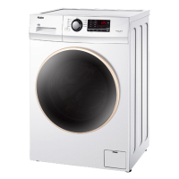 海尔(Haier)XQG90U1 9公斤 全自动洗衣机滚筒洗烘一体 变频 洗干一体机滚筒洗衣机 干衣机烘干机空气洗白色
