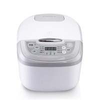 伊莱克斯(Electrolux) EGRC250电饭煲 4L多功能电饭锅不粘锅蜂窝内胆智能电饭煲 白色