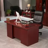 办公桌经理电脑桌老板桌写字台实木贴皮书桌