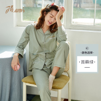 顶瓜瓜女士开襟家居服 DJJWC-AM210038-W