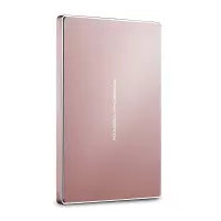 LACIE STFD2000406 移动硬盘 2.5寸 2TB/Type-C 便捷式保时捷设计 高速金属感 玫瑰金