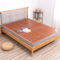 席之南(XiZhiNan) 夏季竹席凉席乱节双面竹席可折叠一席两用90*190cm(小包边,直通)002(单位:套)