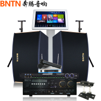 奔腾(BNTN)8150专业音响组合家庭KTV卡拉ok功放机效果器点歌机家庭影院会议音响套装点歌机效果器无线话筒套装