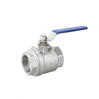 尧字 远大 国标二片式球阀Q11F-16P 304球阀 螺纹丝扣球阀 不锈钢球阀 DN20 1个