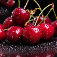 新鲜水果 山西运城红玛瑙大樱桃1kg/箱 ZX