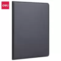 得力(deli)25K80张商务经典皮面本办公用品 会议记事本笔记本子文具