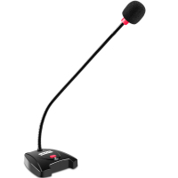 联想 PCM102 麦克风 鹅颈式话筒 电脑台式主播 家用网课话筒 黑色 单个装