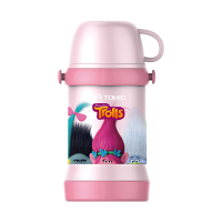 特美刻/TOMIC 不锈钢儿童保温杯 学生卡通水杯背带直筒保温壶杯子 9045 450ml
