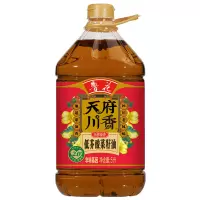鲁花天府川香一级菜籽油5L