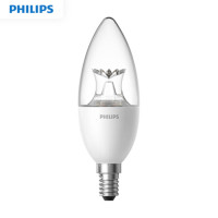 飞利浦(PHILIPS)LED蜡烛灯泡E14小螺口3.5W智睿水晶