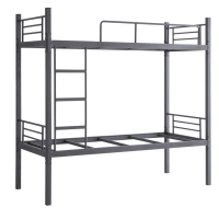 洛克菲勒双层上下铺学生职工床员工铁床