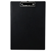 得力(deli) 9244 仿皮质感书写板夹 A4文件夹板写字板夹垫板 办公用品 黑色