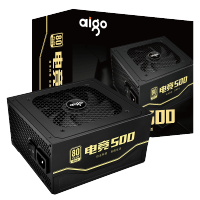 爱国者(aigo)额定500W 金牌台式机电脑电源 电竞500