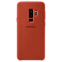 三星（SAMSUNG）G9600/S9原装手机壳保护壳 S9欧缔兰绒布手机套全包防摔防滑手机后壳保护套 红色