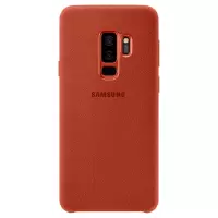 三星（SAMSUNG）G9600/S9原装手机壳保护壳 S9欧缔兰绒布手机套全包防摔防滑手机后壳保护套 红色