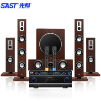 先科(SAST)ST-8800 套装家庭影院5.1声道音箱+8英寸低音炮木箱影院 家用音响智能功放