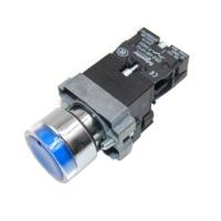 施耐德电气XB2B按钮XB2BW36M1C蓝色LED型-(单个装)平头按钮金属