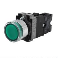 施耐德电气XB2B按钮XB2BW33M1C绿色LED型-(单个装)平头按钮金属