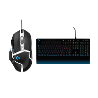 罗技(Logitech) G502 SE熊猫款游戏鼠标+G213RGB游戏键盘+赠罗技键盘垫