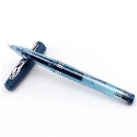 宝克(BAOKE)PC988 0.5mm蓝黑色半针管中性笔大容量水笔医生笔 12支/盒