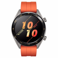 华为(HUAWEI)智能手表Watch GT蓝牙无线心率监测智能穿戴计步器 GT活力版-赤橙色
