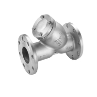 尧字 远大 316法兰过滤器GL41W-25R 不锈钢Y型过滤器 不锈钢法兰过滤器 DN40 1个