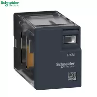 施耐德 RXM插拔式小型中间继电器触点 2CODC24V5A 带LED灯 ZelioRelay系列货号RXM2LB2BD
