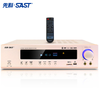 先科（SAST）AK-320 家庭影院5.1声道功放机家用音响专业卡拉OK大功率蓝牙功放立体声AV功放光钎同轴 （金色）
