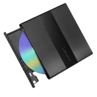 联想(Lenovo)DB75-Plus8倍速USB2.0外置光驱DVD刻录机黑色