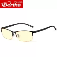 贝尔莎6206防蓝光黑框眼镜