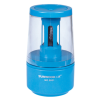 钢刀款USB三木削笔机 5931 蓝色