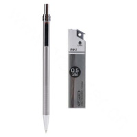 得力 Deli S713 S713自动铅笔 2B-0.5mm 银(包装数量 1件)