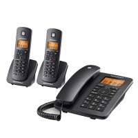 摩托罗拉子母机(一拖二)C4202LC(黑色)